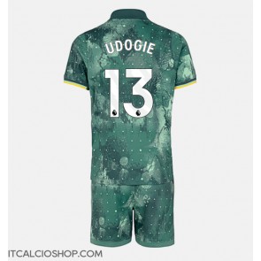 Tottenham Hotspur Destiny Udogie #13 Terza Maglia Bambino 2024-25 Manica Corta (+ Pantaloni corti)